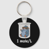 Science &amp; Technology Funny Chemistry 1 Mole L  Sleutelhanger (Voorkant)