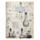 Science and Stuff op maat Spiral Photo Notitieboek (Voorkant)