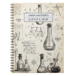 Science and Stuff op maat Spiral Photo Notitieboek