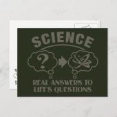 Science Answers aangepast briefkaart (Voorkant / Achterkant)