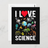 Science Astrology Wiskunde Physics Chemistry Biolo Briefkaart (Voorkant / Achterkant)