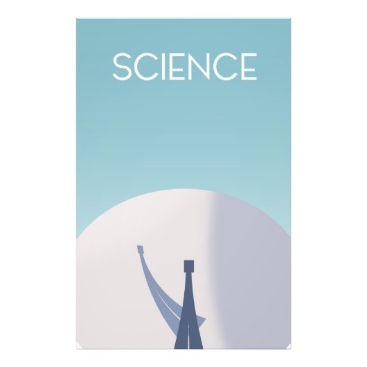 Science Astronomy poster print. (Voorkant)