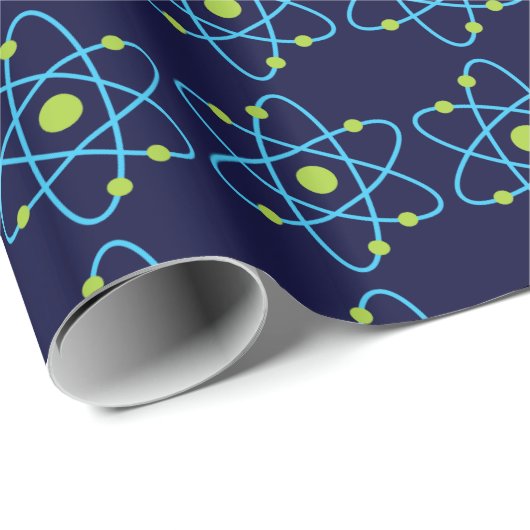 Science Atom Cadeaupapier (Rol Hoek)
