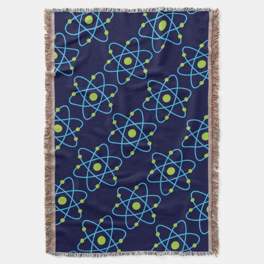 Science Atom Deken (Voorkant Verticaal)