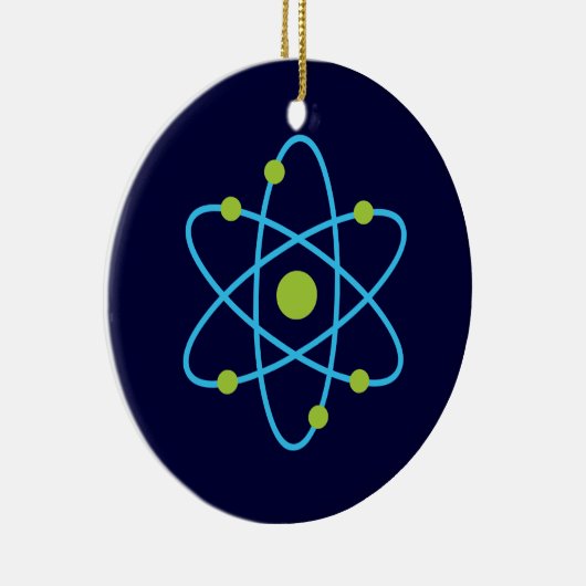 Science Atom Keramisch Ornament (Rechts)