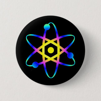science atoom ronde button 5,7 cm