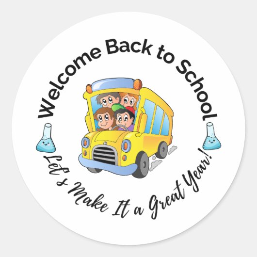 Science Back to School sticker (Voorkant)