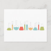 Science Beakers Briefkaart (Voorkant)