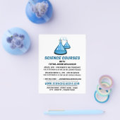Science Beakers, Science Course Adverteren Flyer (Enkel)