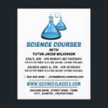 Science Beakers, Science Course Adverteren Flyer<br><div class="desc">Science Beakers,  Science Course Adverteren flyers van de Visitekaartje winkel.</div>