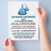 Science Beakers, Science Course Adverteren Flyer (Hand)
