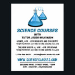 Science Beakers, Science Course Adverteren Poster<br><div class="desc">Science Beakers,  Science Course Adverteren Poster van de Visitekaartje Store.</div>