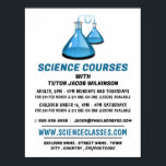 Science Beakers, Science Course Adverteren Poster<br><div class="desc">Science Beakers,  Science Course Adverteren Poster van de Visitekaartje Store.</div>