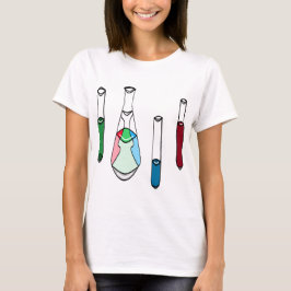 Science Beakers Test Tubes Solutions STEM T-shirt