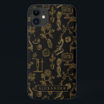 Science Biology Art Gold Pattern Monogram Case-Mate iPhone Case<br><div class="desc">Dit hoesje maakt het perfecte accessoire dankzij het rendy monogram ontwerp. Met een gouden biologie patroon en je monogram. Voeg uw douanetekst aan dit ontwerp toe door de "Edit this design sjabloon"vakjes op de rechterkant van het punt te gebruiken, of de blauwe "pas het"knoop aan om de tekst te schikken,...</div>