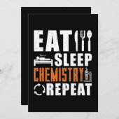 Science Biology Chemist Gift Chemistry Feestdagenkaart (Voorkant / Achterkant)