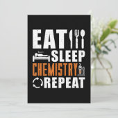 Science Biology Chemist Gift Chemistry Feestdagenkaart (Staand voorkant)