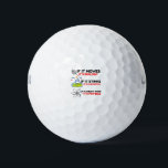 Science BIOLOGY CHEMISTRY PHYSICS Golfballen<br><div class="desc">Cool,  Comic,  Love,  Funny,  Coupes,  Vintage Sports,  Retro,  Cute,  Christmas,  Nerd,  humor,  Geek,  Hipster,  Science</div>
