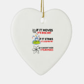 Science BIOLOGY CHEMISTRY PHYSICS Keramisch Ornament (Rechts)