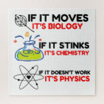 Science BIOLOGY CHEMISTRY PHYSICS Legpuzzel<br><div class="desc">Cool,  Comic,  Love,  Funny,  Coupes,  Vintage Sports,  Retro,  Party,  Cute,  Christmas,  Nerd,  humor,  Geek,  Hipster</div>