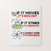 Science BIOLOGY CHEMISTRY PHYSICS Legpuzzel (Verticaal)