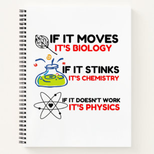Science BIOLOGY CHEMISTRY PHYSICS Notitieboek