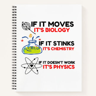 Science BIOLOGY CHEMISTRY PHYSICS Notitieboek