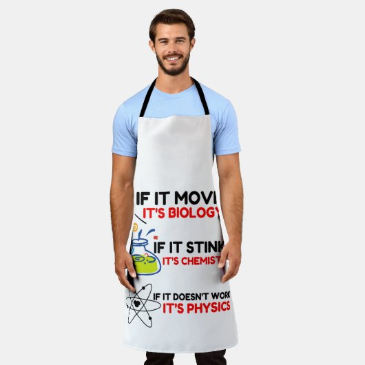 Science BIOLOGY CHEMISTRY PHYSICS Schort (Gedragen)