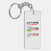 Science BIOLOGY CHEMISTRY PHYSICS Sleutelhanger (Voorkant Links)