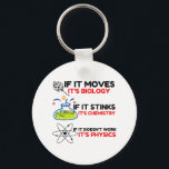 Science BIOLOGY CHEMISTRY PHYSICS Sleutelhanger<br><div class="desc">Grappig,  cool,  geweldige,  dieren,  nerd,  geek,  ,  retro,  gezegden,  cadeauidee,  koppel,  liefde,  sport</div>