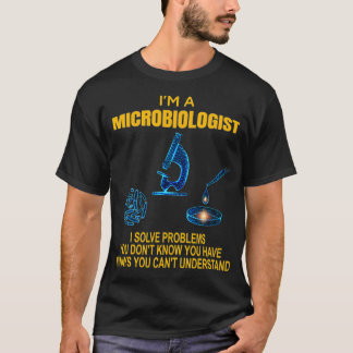 Science Biology Microbiology Lab Teacher Bacteria  T-shirt
