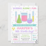 Science Birthday Invitation Science Invite Kaart<br><div class="desc">Wetenschapsdag Uitnodiging Wetenschap Uitnodiging Slim Uitnodiging Alle design zijn © NIETS PANDA LLC</div>