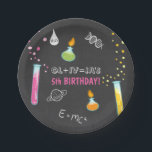 Science Birthday Paper borden Experiment Lab Girl Papieren Bordje<br><div class="desc">Een geweldige toevoeging aan je feest! Wetenschapsthema.</div>