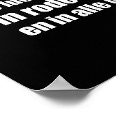 Science Black White Mars Wereldbol Marsman Poem Po Poster (Hoek)