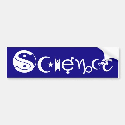 Science Bumpersticker (Voorkant)