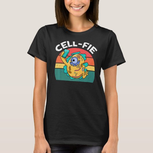Science Cellfie Microbioloog Biology Teacher T-shirt (Voorkant)