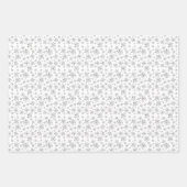 Science Chemistry Atom Symbol B & W Thema Inpakpapier Vel (Voorkant 3)