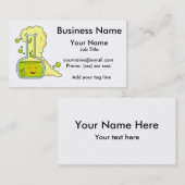 Science Chemistry Beaker Visitekaartje (Voorkant / Achterkant)