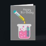 Science chemistry cute science equipment kaart<br><div class="desc">Science theme chemistry design of science equipment with colorful theme This science chemistry design is perfect voor Science lover or Science Geek or someone interested in chemistry.</div>