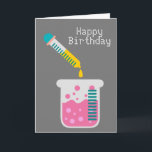 Science chemistry cute science equipment kaart<br><div class="desc">Science theme chemistry design of science equipment with colorful theme This science chemistry design is perfect voor Science lover or Science Geek or someone interested in chemistry.</div>