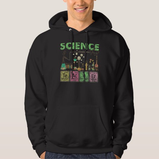 Science Chemistry Elements Laboratory Hoodie (Voorkant)
