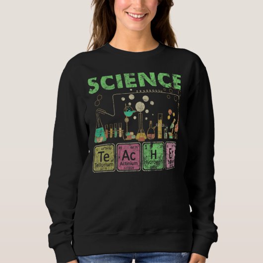 Science Chemistry Elements Laboratory Trui (Voorkant)