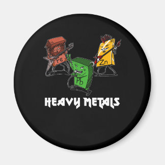Science Chemistry Heavy Metals Nerd Geek Magneet