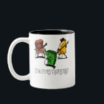 Science Chemistry Heavy Metals Nerd Geek Tweekleurige Koffiemok<br><div class="desc">Science Chemistry Heavy Metals Nerd Geek design for chemistry lovers.</div>