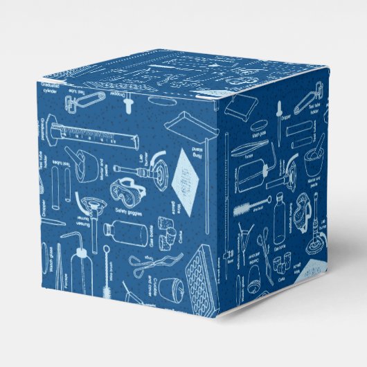 Science Chemistry Lab Bedankdoosjes (Voorkant Zijde)