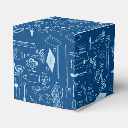 Science Chemistry Lab Bedankdoosjes (Achterkant)