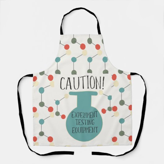 Science Chemistry Lab Teacher Student Class Apron Schort (Voorkant)