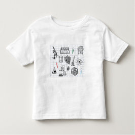 Science Chemistry Scientist Pattern Kinder Shirts