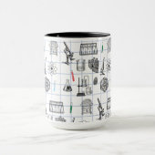 Science Chemistry Scientist Pattern Mok (Midden)