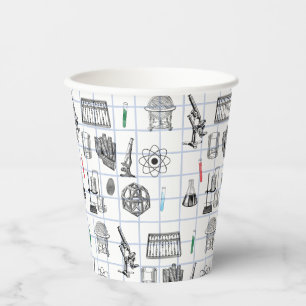 Science Chemistry Scientist Pattern Papieren Bekers